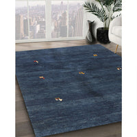 Contemporary Blue Modern Rug, con2841