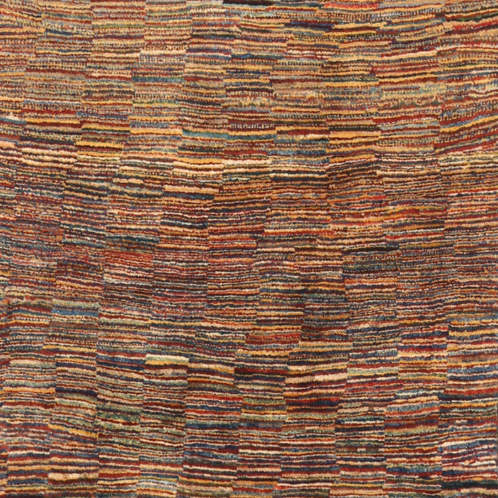 Contemporary Saffron Red Modern Rug, con2845