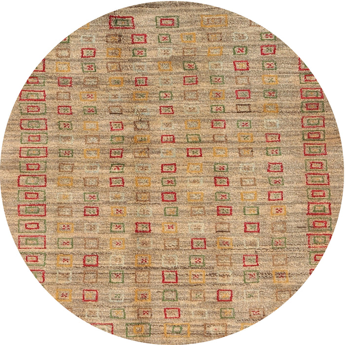 Sideview of Contemporary Sandy Brown Modern Rug, con2852