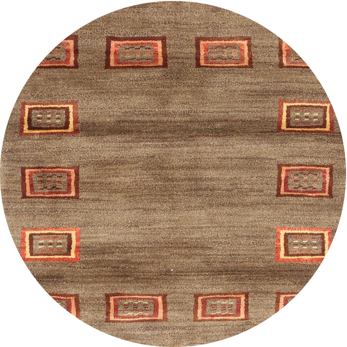 Sideview of Contemporary Red Modern Rug, con2853