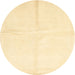 Square Machine Washable Contemporary Sun Yellow Rug, wshcon2855