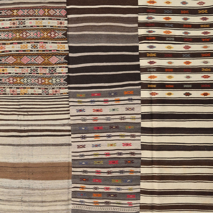 Sideview of Machine Washable Contemporary Bakers Brown Rug, wshcon2857