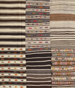 Machine Washable Contemporary Bakers Brown Rug, wshcon2857