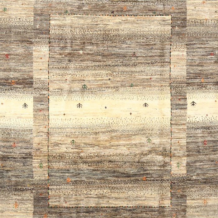 Contemporary Brown Gold Modern Rug, con2861