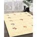 Machine Washable Contemporary Gold Rug in a Family Room, wshcon2871