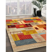 Contemporary Red Modern Rug, con2877