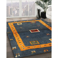 Contemporary Brown Modern Rug, con2883