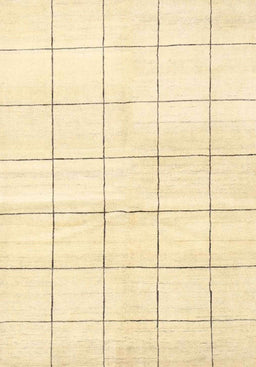 Contemporary Brown Gold Solid Rug, con2889