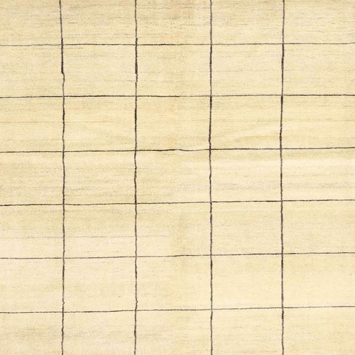 Sideview of Machine Washable Contemporary Brown Gold Rug, wshcon2889