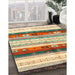 Machine Washable Contemporary Sienna Brown Rug in a Family Room, wshcon2893