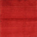 Sideview of Machine Washable Contemporary Neon Red Rug, wshcon2895