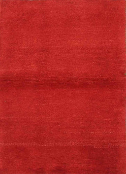 Machine Washable Contemporary Neon Red Rug, wshcon2895