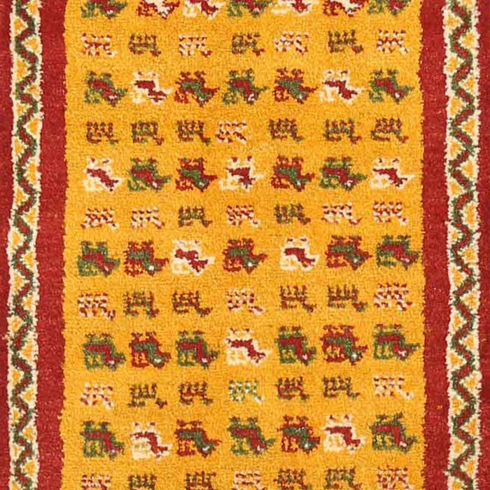 Machine Washable Contemporary Orange Rug, wshcon2898