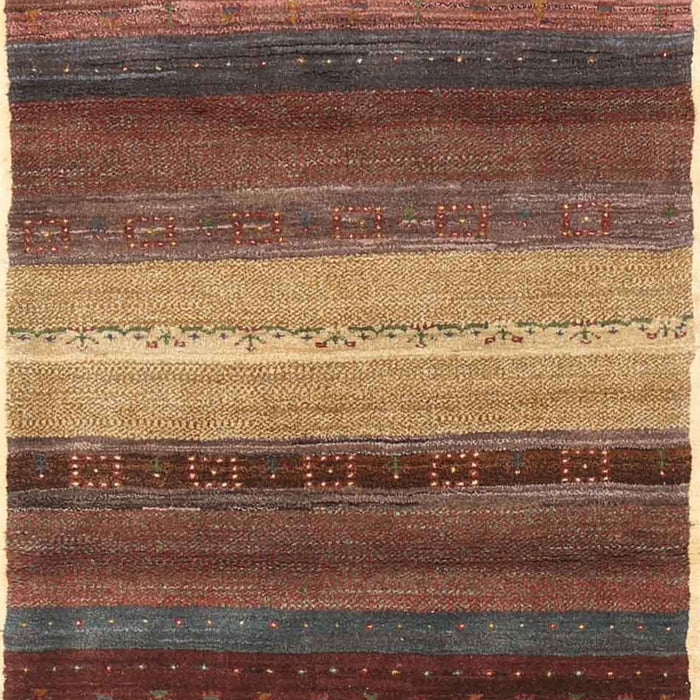 Contemporary Dark Sienna Brown Modern Rug, con2900