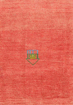 Machine Washable Contemporary Neon Red Rug, wshcon2903