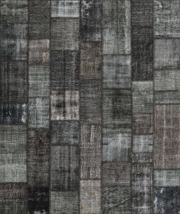 Machine Washable Contemporary Granite Gray Rug, wshcon2909