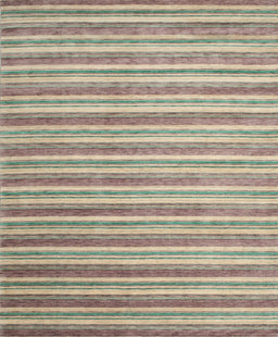 Contemporary Dark Almond Brown Modern Rug, con290