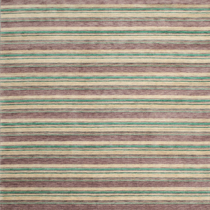 Contemporary Dark Almond Brown Modern Rug, con290