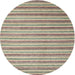 Sideview of Contemporary Dark Almond Brown Modern Rug, con290