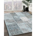Machine Washable Contemporary Light Steel Blue Rug in a Family Room, wshcon2910
