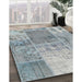 Machine Washable Contemporary Grayish Turquoise Green Rug in a Family Room, wshcon2912