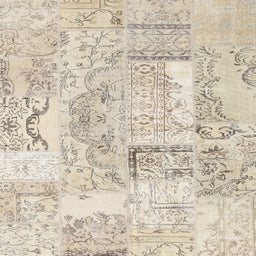 Sideview of Machine Washable Contemporary Light French Beige Brown Rug, wshcon2913