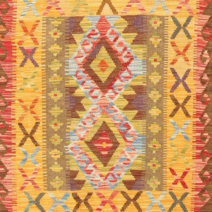 Machine Washable Contemporary Orange Rug, wshcon2915