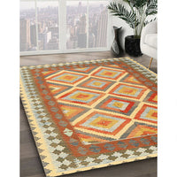 Contemporary Red Modern Rug, con2916