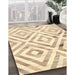 Machine Washable Contemporary Khaki Gold Rug in a Family Room, wshcon2918