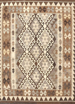 Contemporary Brown Southwestern Rug, con2919