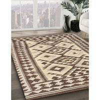 Contemporary Reddish Brown Southwestern Rug, con2921