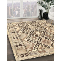 Contemporary Brown Southwestern Rug, con2923