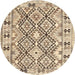 Sideview of Contemporary Brown Southwestern Rug, con2923