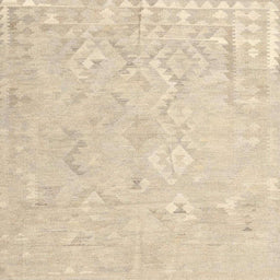 Square Contemporary Deep Peach Orange Solid Rug, con2926