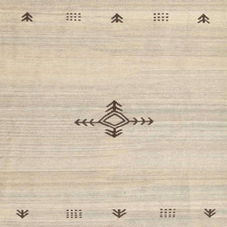 Square Contemporary Deep Peach Orange Solid Rug, con2927