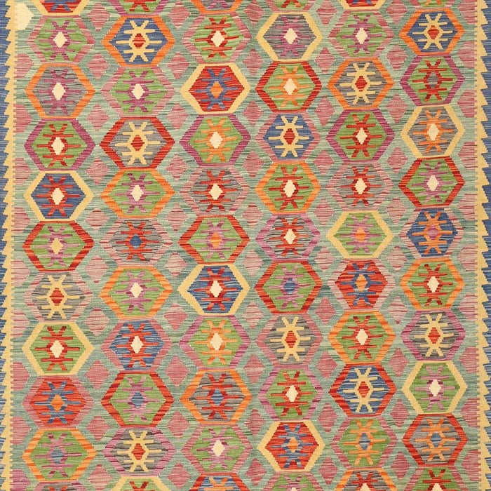 Contemporary Orange Modern Rug, con2928