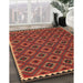 Contemporary Light Brown Oriental Rug in Family Room, con2929