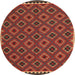 Square Machine Washable Contemporary Light Brown Rug, wshcon2929