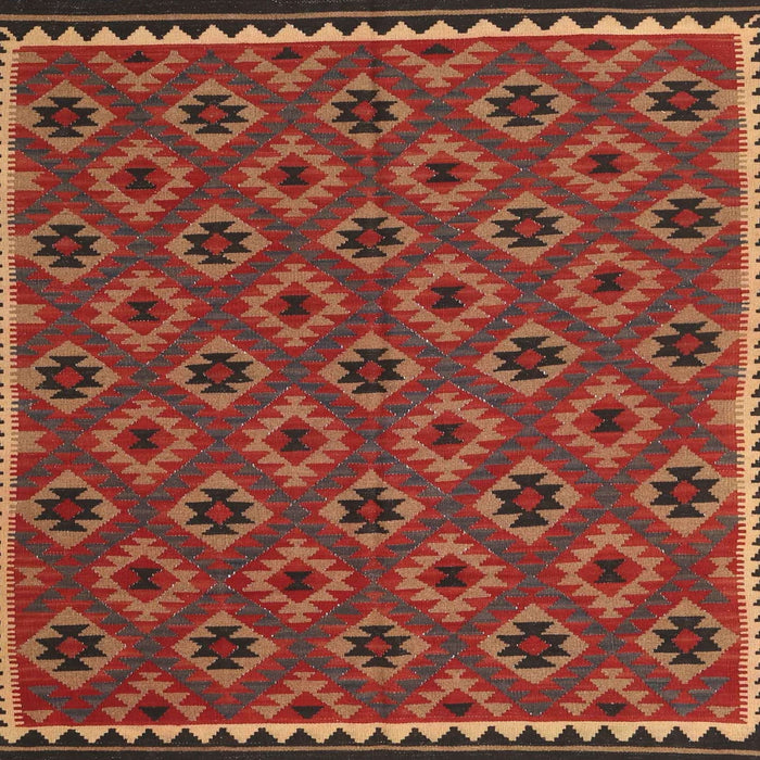 Square Contemporary Light Brown Oriental Rug, con2929