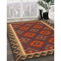 Contemporary Light Brown Oriental Rug, con2932