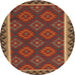 Sideview of Contemporary Light Brown Oriental Rug, con2932