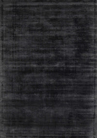 Machine Washable Contemporary Midnight Gray Rug, wshcon2935