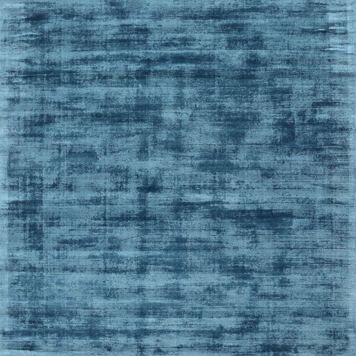 Sideview of Machine Washable Contemporary Blue Rug, wshcon2936