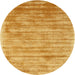 Sideview of Contemporary Orange Modern Rug, con2937