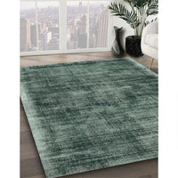 Contemporary Green Modern Rug, con2938