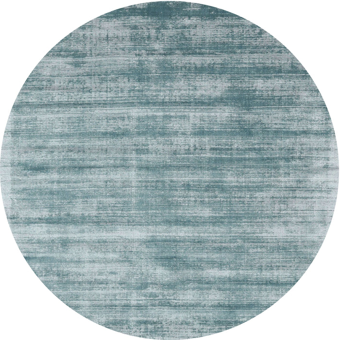Square Machine Washable Contemporary Cyan Opaque Blue Rug, wshcon2939
