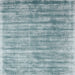 Square Contemporary Cyan Opaque Blue Modern Rug, con2939