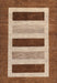 Contemporary Mahogany Brown Modern Rug, con293