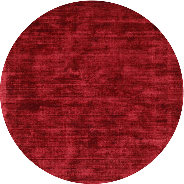 Square Machine Washable Contemporary Red Rug, wshcon2940