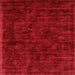 Sideview of Machine Washable Contemporary Red Rug, wshcon2940